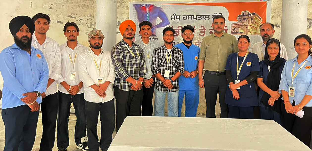 Sandhu Hospital Successfully Conducts Free Medical Camp for Bones and Joints at Punnu Mazara Village